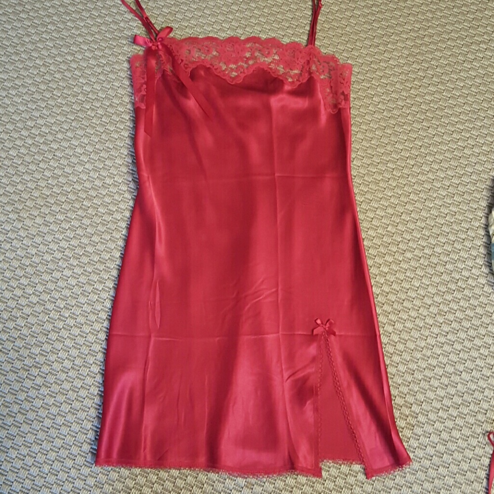COPY - Final price Red silky slip VS NWOT